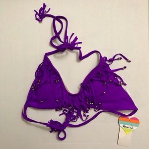 Raisins bikini purple bra top